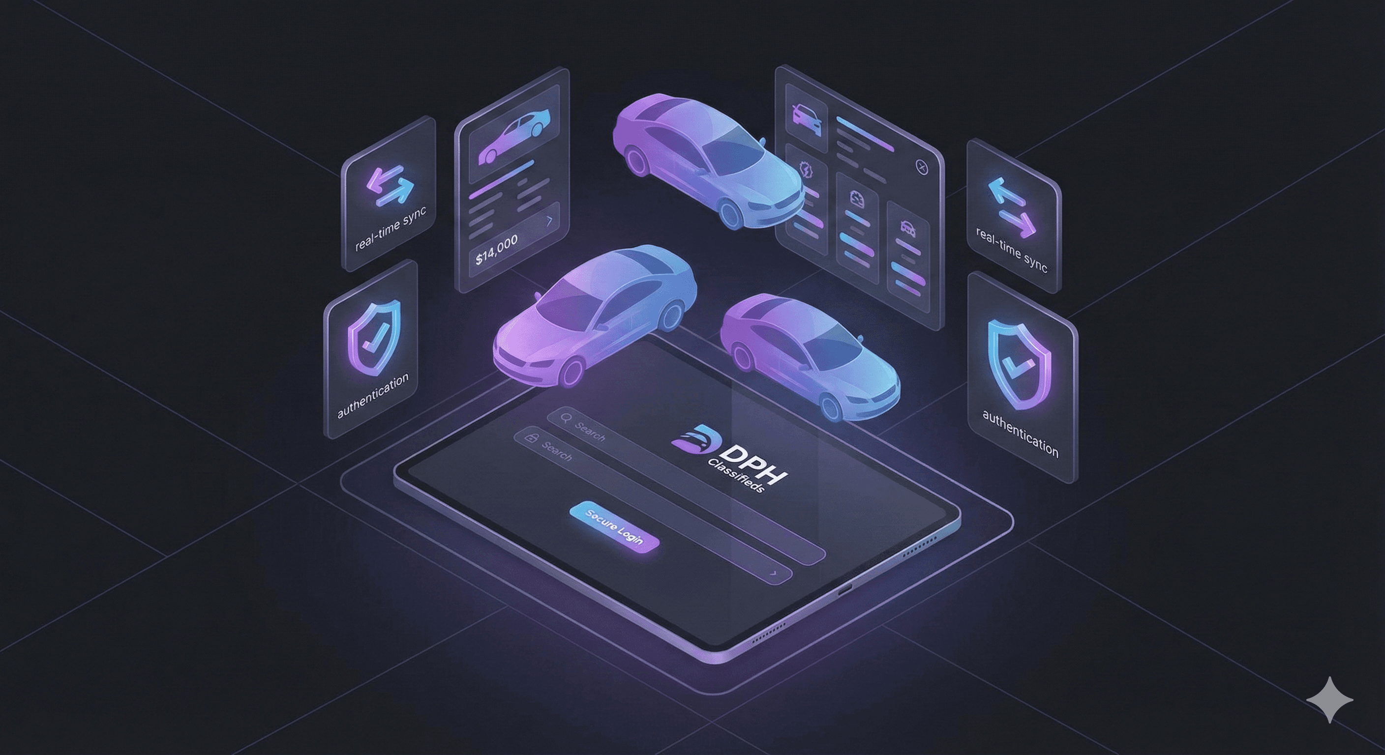 DPH Classifieds — Full Stack Platform - Full-stack car marketplace platform with real-time data syncing, authentication, and modern UI. Built with React frontend and Flask API backend.